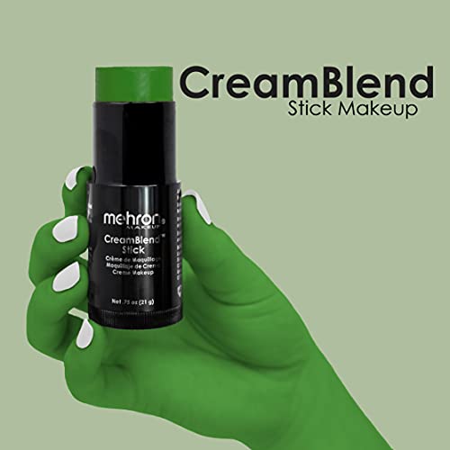 Mehron Makeup CreamBlend Stick - Body Paint (.75 oz) (Green)