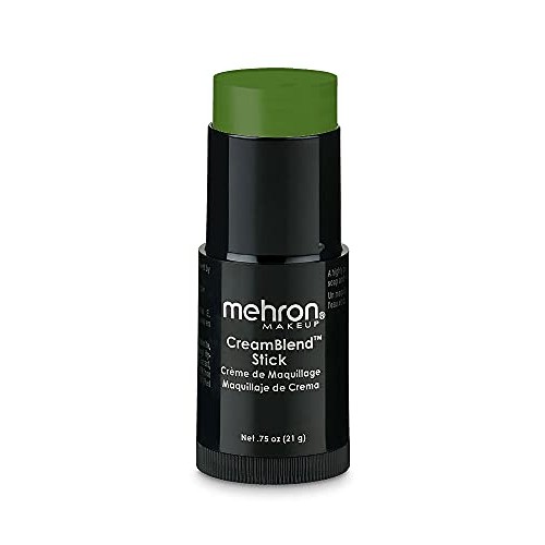 Mehron Makeup CreamBlend Stick - Body Paint (.75 oz) (Green)