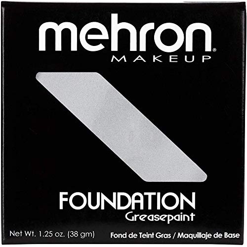 Mehron Makeup Foundation Greasepaint (1.25 ounce) (Silver)