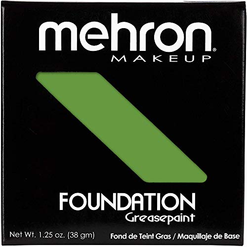 Mehron Makeup Foundation Greasepaint (1.25 oz) (GREEN)
