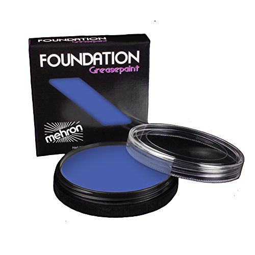 Mehron Makeup Foundation Greasepaint, BLUE – 1.25oz