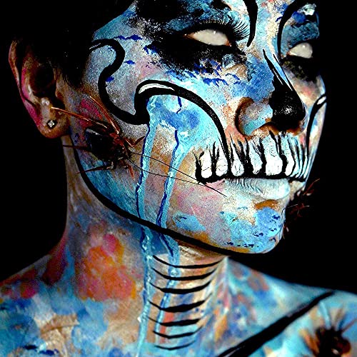 Mehron Makeup Liquid Face and Body Paint (1 oz) (BLACK)