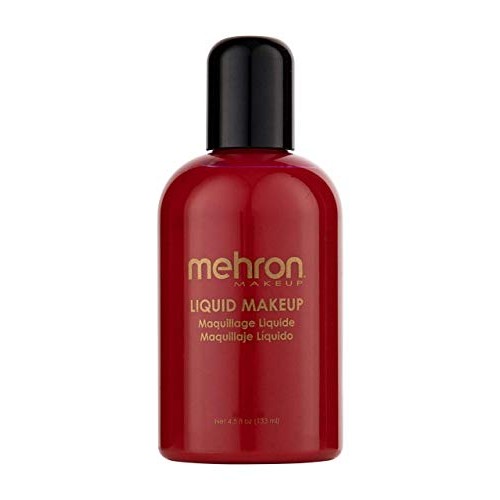 Mehron Makeup Liquid Face and Body Paint (4.5 oz) (Red)