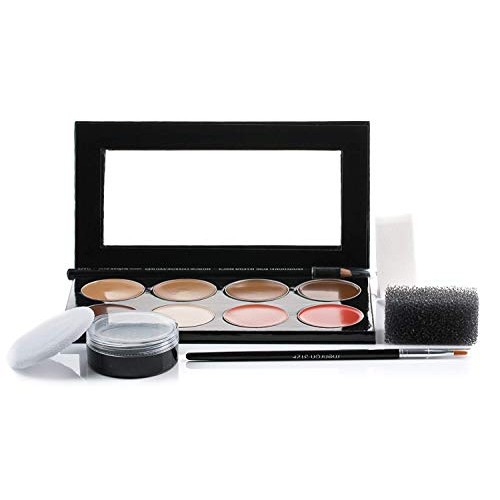 Mehron Makeup Mini-Pro Student Makeup Educational Kit (Medium Dark/Dark)