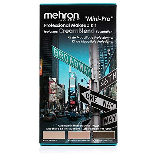 Mehron Makeup Mini-Pro Student Makeup Educational Kit (Medium Dark/Dark)