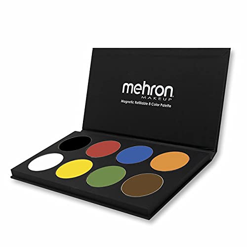 Mehron Makeup Paradise AQ Face & Body Paint 8 Color Palette (Basic) - Face, B...