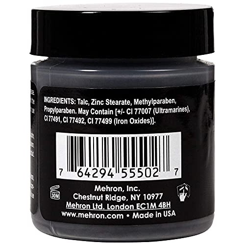 Mehron Makeup Special Effects Makeup Powder Charred Ash (.75 oz)