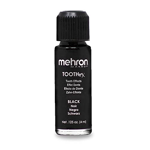 Mehron Makeup Tooth FX with Brush (.25 ounce) (Black)