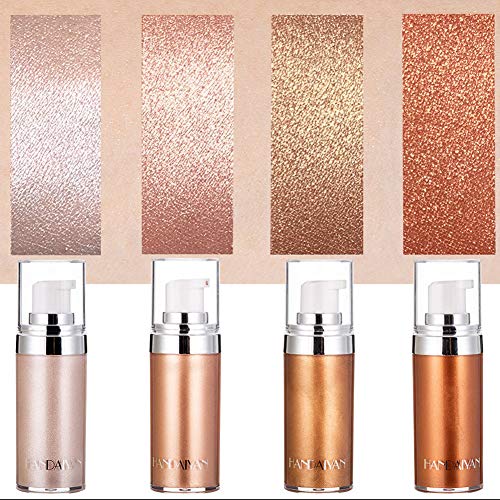 MEICOLY Liquid Body Bronzer, Highlight Makeup Luminizer Smooth Shine Shimmer ...