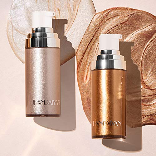 MEICOLY Liquid Body Bronzer, Highlight Makeup Luminizer Smooth Shine Shimmer ...