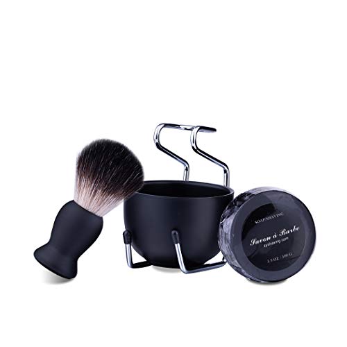 MEICOLY Men's Beard Shaver Set Manual Razor Tools Shaving Bowl Mug Stand Hold...