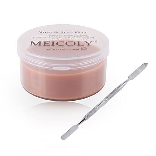 MEICOLY Scar Wax Kit Fake Modeling Wound Skin Wax(1.67Oz) Special Effects Bod...