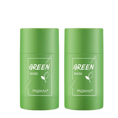 2 Pcs Green Tea Mask Purifying Clay Stick , Face Moisturizes Oil Control Mask...