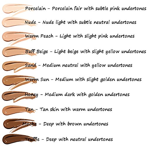 2Pack PHOERA Foundation ,Full Coverage Foundation, Concealer Foundation Full ...