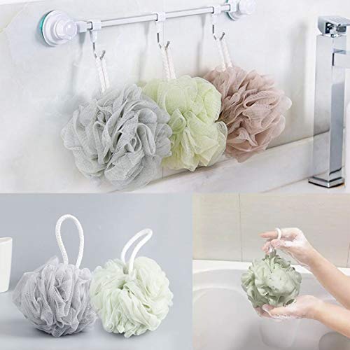 10 Pack of Bath Loofah Shower,Small Size Sponge Pouf Body Scrubber Exfoliator...