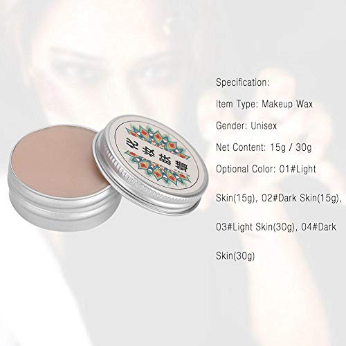 Summer Enjoyment Fake Wound Scars, Makeup Wax,Professional Stage Halloween Fa...