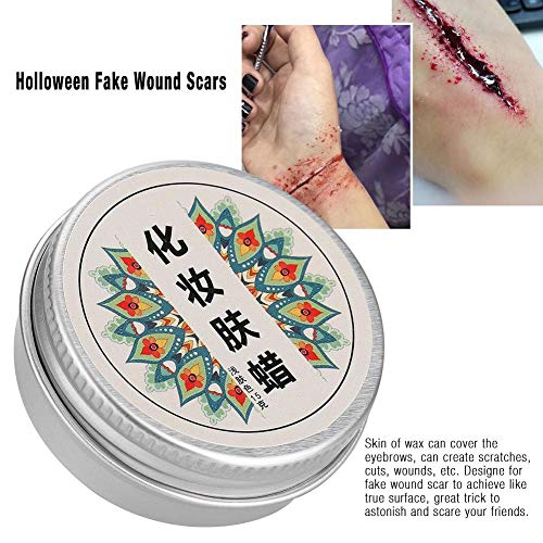 Summer Enjoyment Fake Wound Scars, Makeup Wax,Professional Stage Halloween Fa...