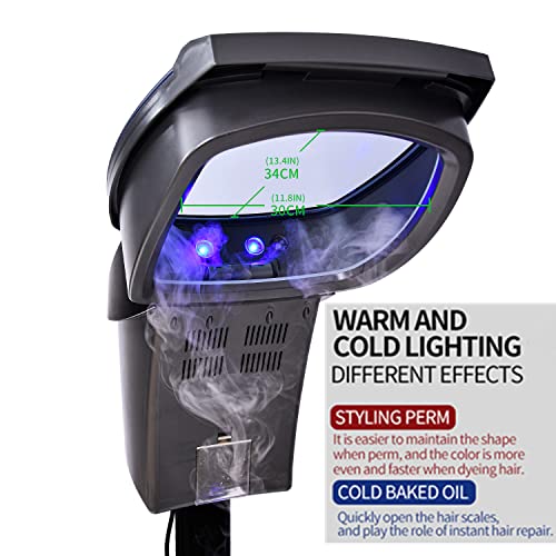 Professional Ozone Micro Mist Salon Styling Hair Steamer Hair Care Standing T...