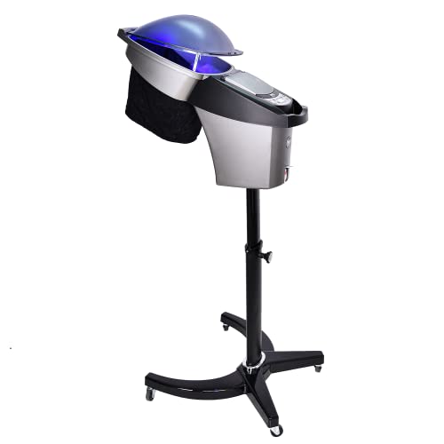 Professional Ozone Micro Mist Salon Styling Hair Steamer Hair Care Standing T...