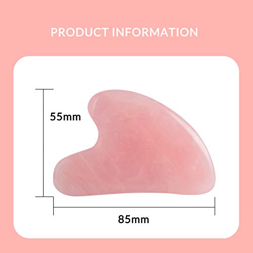 Gua Sha Tool, Natural Jade Stone Gua Sha Board - Ancient Chinese Technique, M...
