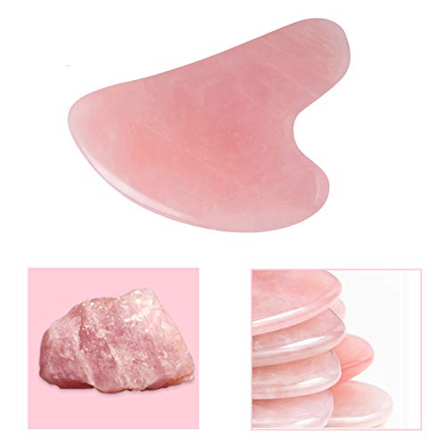 Gua Sha Tool, Natural Jade Stone Gua Sha Board - Ancient Chinese Technique, M...