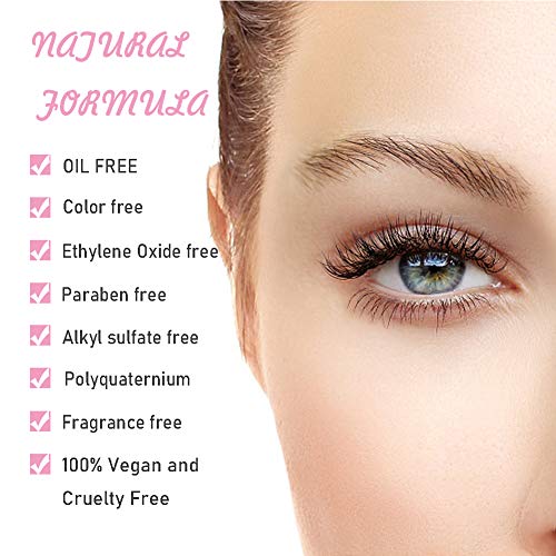 Eyelash Extension Cleanser Eyelid Foaming Cleanser Lash Foam Shampoo for Exte...