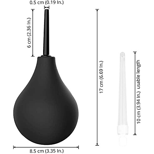 Melao Enema Bulb for Men, Anal Douche for Women, Reusable Vaginal or Anal Cle...