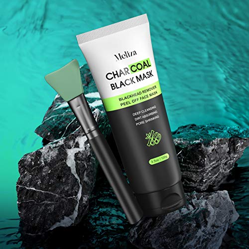 Meliza Blackhead Remover Mask, Peel Off Facial Mask 2 Packs, Charcoal Facial ...