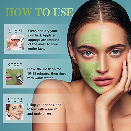 Organic Avocado Clay Mask Meliza Dead Sea Mud Mask Natural Green Tea Healing ...
