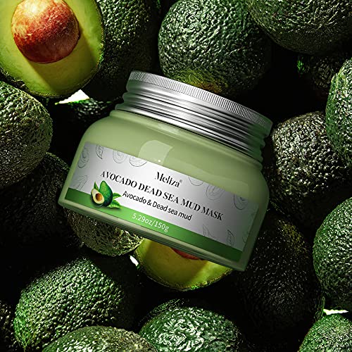 Organic Avocado Clay Mask Meliza Dead Sea Mud Mask Natural Green Tea Healing ...