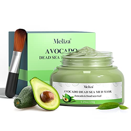 Organic Avocado Clay Mask Meliza Dead Sea Mud Mask Natural Green Tea Healing ...