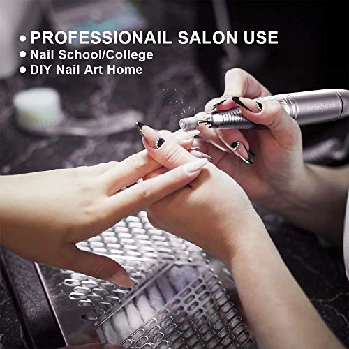 MelodySusie 100 Pcs Nail Drill Bits Sanding Bands for Nail Drill 180 Fine Gri...