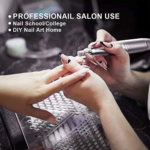 MelodySusie 300 Pcs Professional Sanding Bands with Mandrel for Nail Drill, 8...