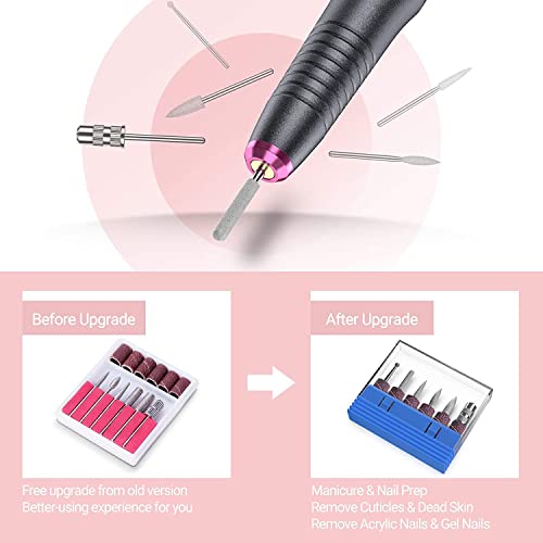 MelodySusie Electric Nail Drill, Portable Electric Nail Drill Machine for Acr...