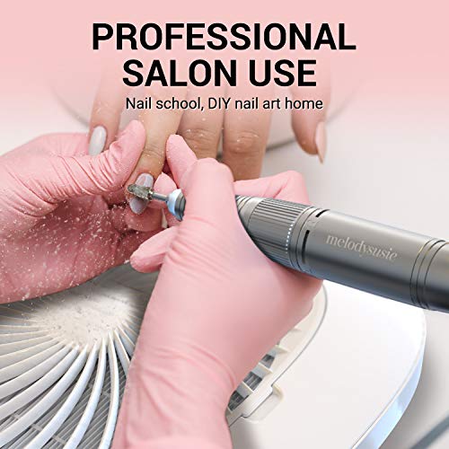 MelodySusie Nail Dust Collector with Reusable Filter, Powerful Nail Vacuum Fa...