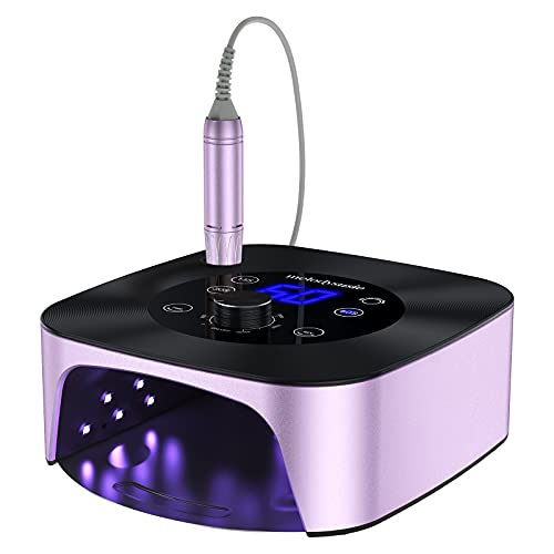 MelodySusie Professional 2 in 1 Nail Drill with Nail Lamp, 60W Nail Dryer wit...