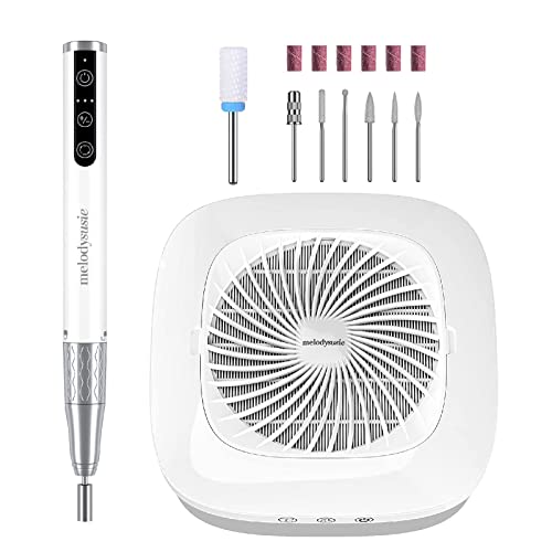 MelodySusie Professional Cordless Nail Drill, Portable Rechargeable Electric ...