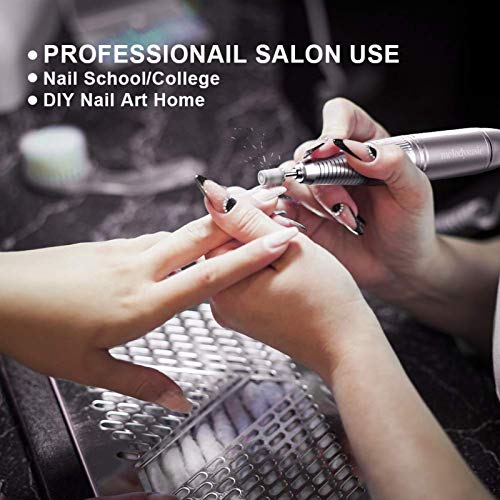 MelodySusie Professional Rechargeable 30000 rpm Nail Drill, Portable Electric...