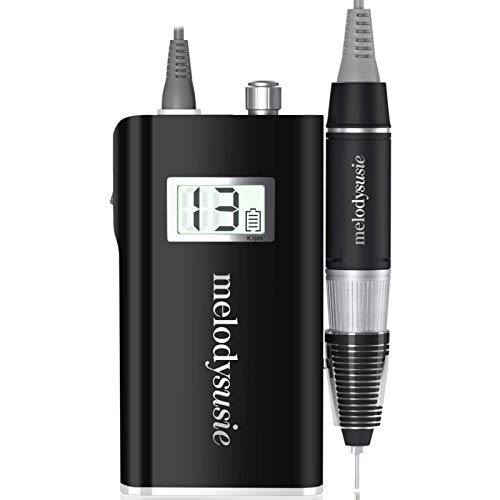 MelodySusie Professional Rechargeable 30000 rpm Nail Drill, Portable Electric...
