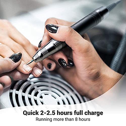 MelodySusie Professional Rechargeable Nail Drill Machine 35000 RPM, Portable ...