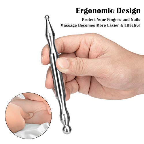 Acupuncture Pen, Stainless Steel Deep Tissue Massage Tool- Manual Acupuncture...