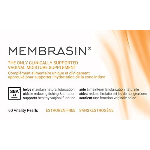 Membrasin® Feminine Moisturizer Supplement for Dryness - Natural & Estrogen F...