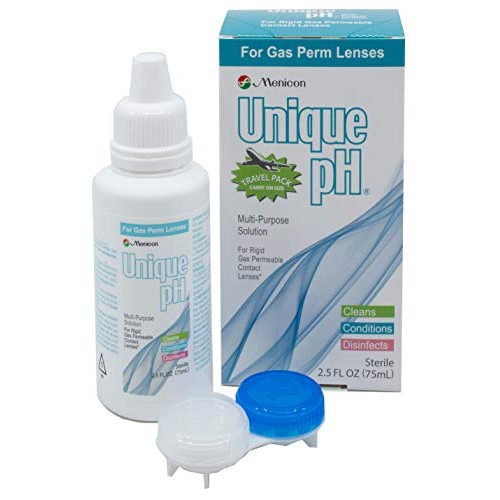 Menicon Unique pH Multi-Purpose & Travel Friendly Contact Lens Solution - (2 ...