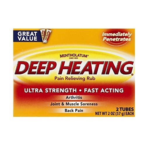 Deep Heating Pain Relieving Rub, Extra Strength, 2-Ounce (57 g) (Pack of 6)