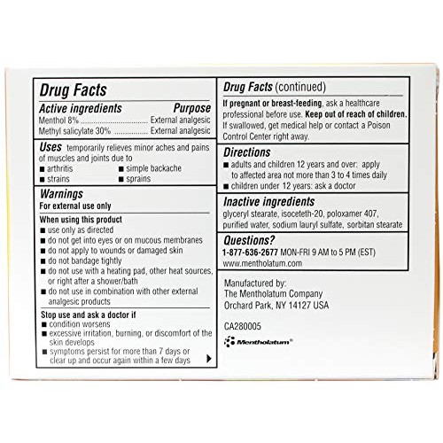 Mentholatum Deep Heating Pain Relieving Rub 2oz Twin Pack - 1 Pack