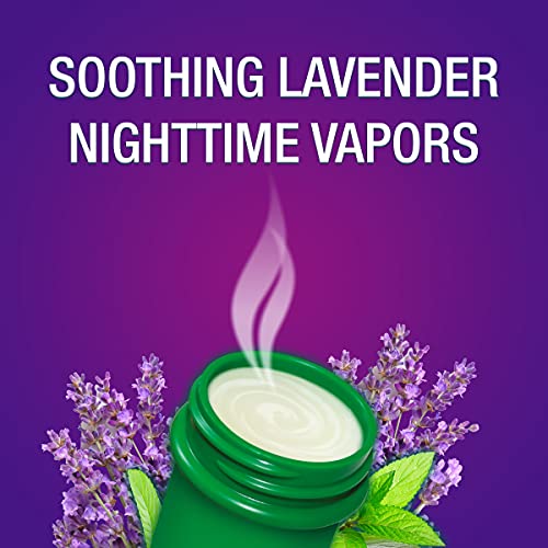Mentholatum Nighttime Vaporizing Rub with soothing Lavender essence, 1.76 oz....