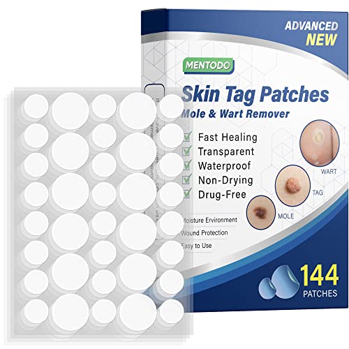 Skin Tag Remover Patches, 144 PCS New and Improved Formula Skin Tag Removal P...