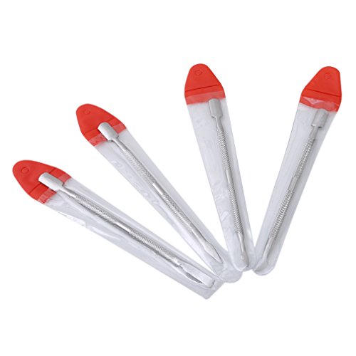 Meolin 4Pcs Nail Cuticle Pusher Spoon Nail Cleaner Manicure and Pedicure Tool...