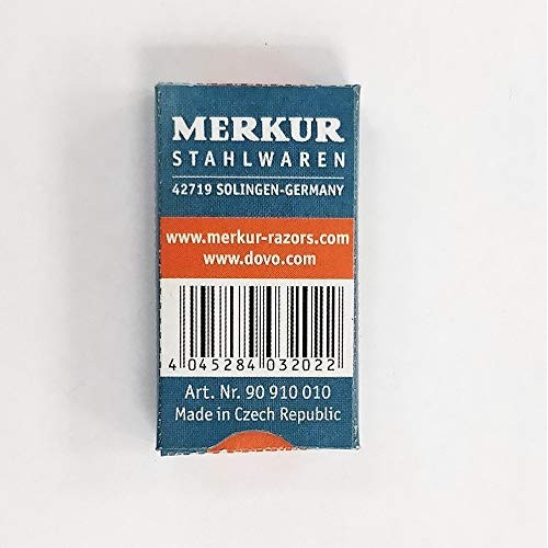 Merkur Razor Double Edge Razor Blades, MK-911, 10 Count (Pack of 1)