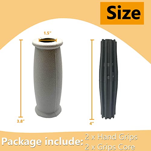 Crutch Solid Hand Grips Kits, Replacement Cushion Handles Medical Drive Cane ...